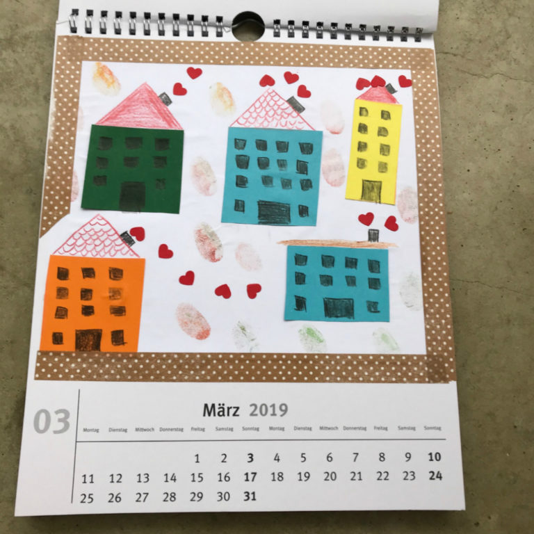 März Kalender Basteln 